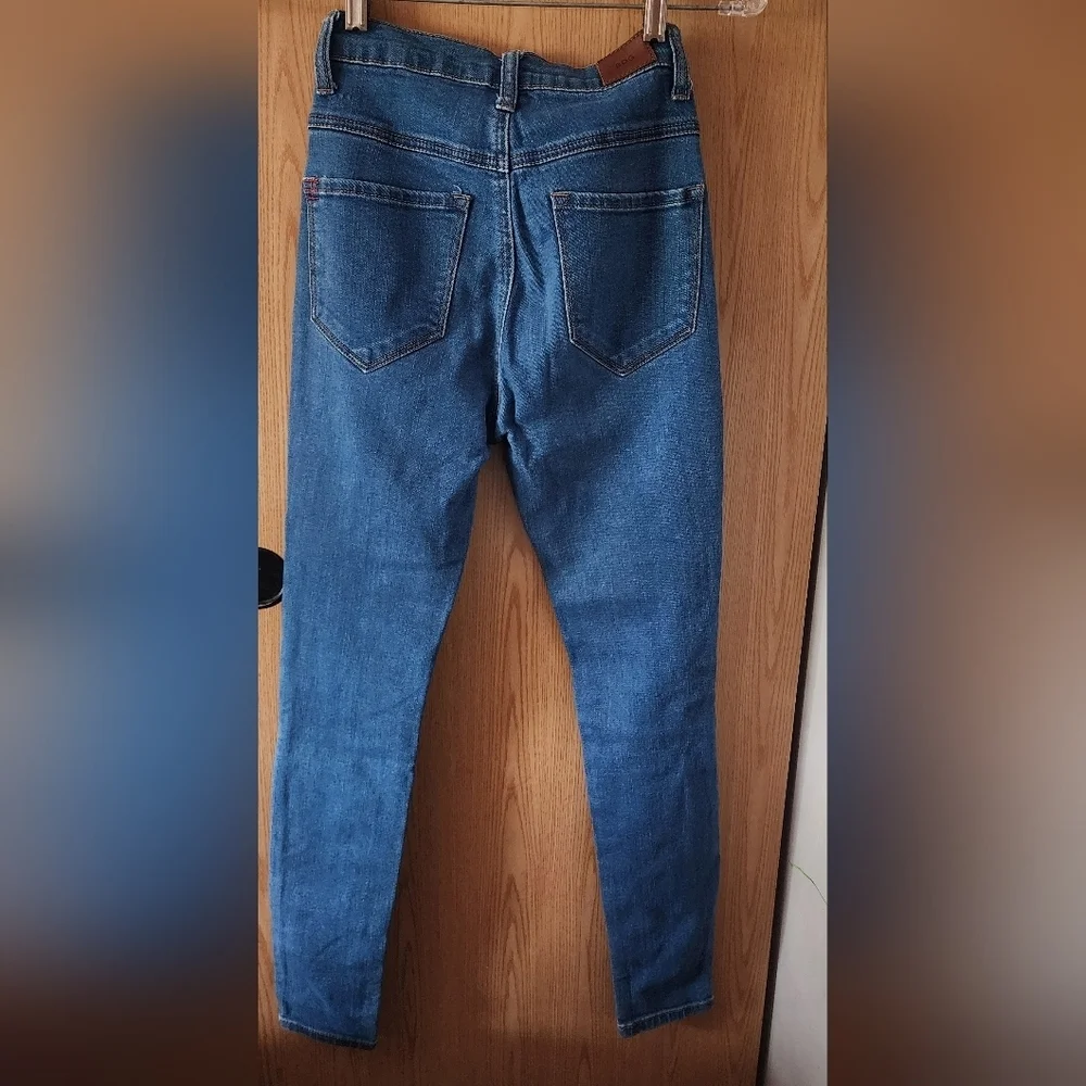 BDG High Rise Blue Jeans Slim Fit - Picture 4 of 5